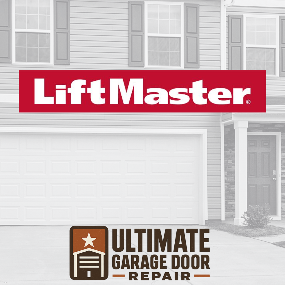 LiftMaster opener installed on residential garage door