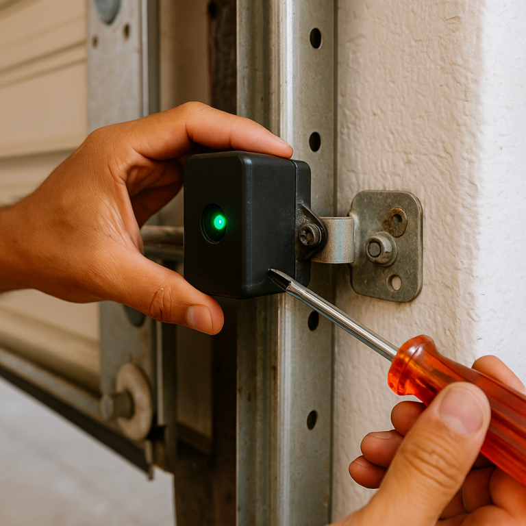 Garage door remote keypad and sensor troubleshooting